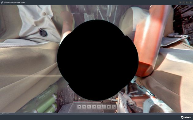 Image : iSTAR 'footprint' at nadir (which will account for approx 23% of all captured data). iSTAR_220433_EC_121_Cockpit_Nadir