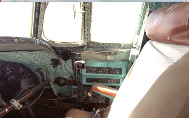 Image : Spheron SpheroViewer screenshot - Cockpit right Spheron_073_EC_121_Cockpit_Right