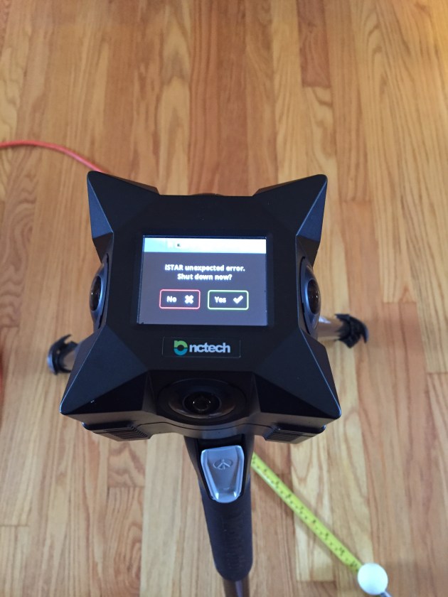 Image : iSTAR FUSION Crash screen #3 IMG_1589